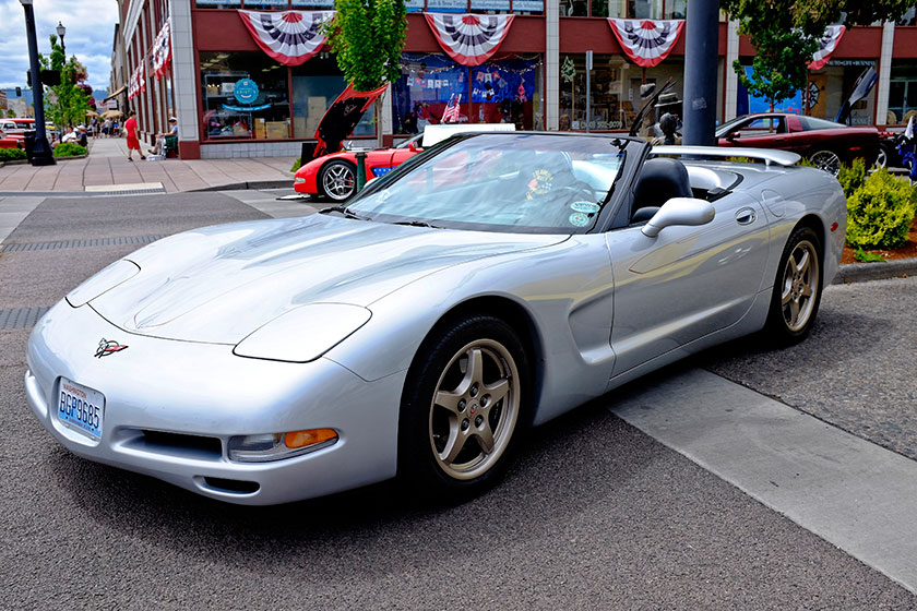 Silver Corvette